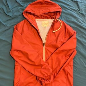 Orange Rain jacket- Weatherproof Vintage